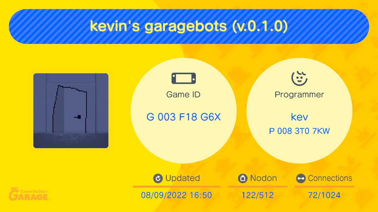 kevin's garagebots (v.0.1.0)