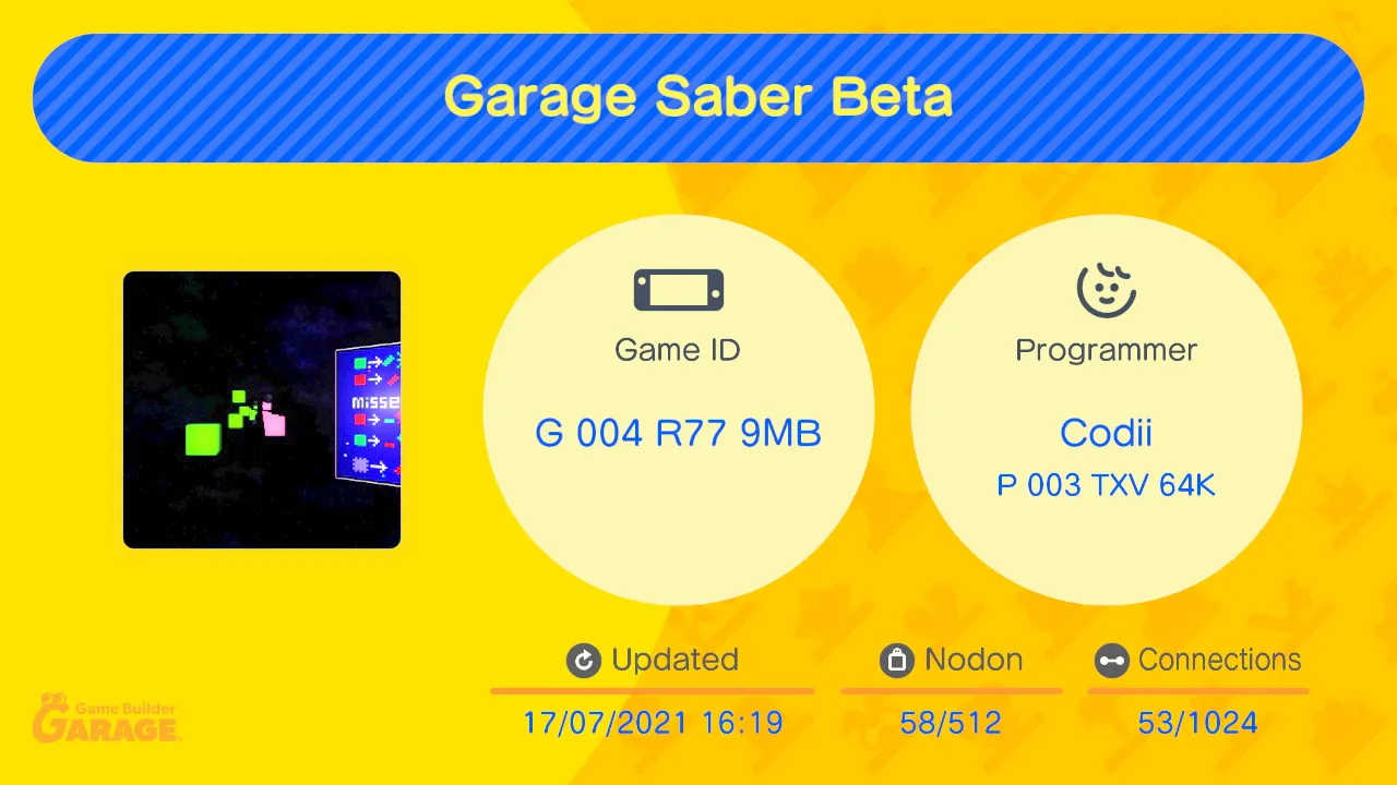 Garage Saber Beta