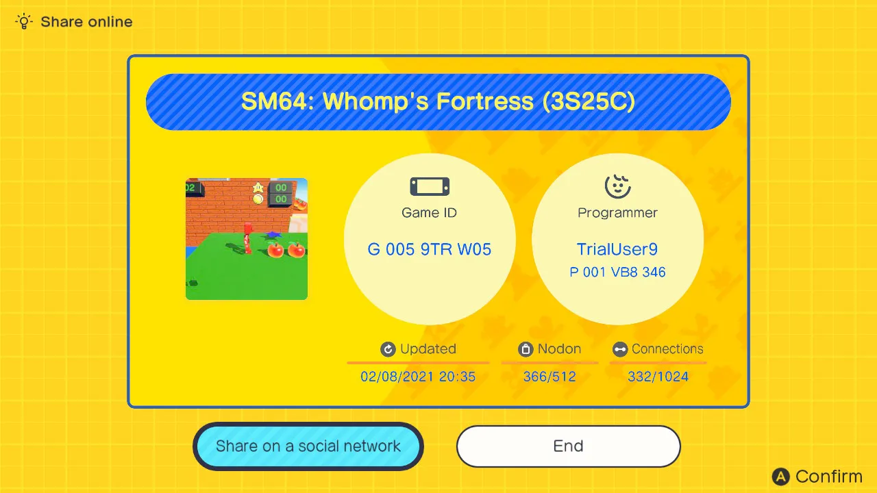 SM64: Whomp's Fortress (3S25C)