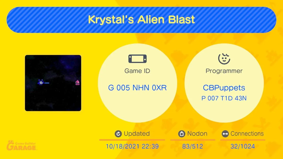 Krystal's Alien Blast