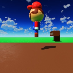 Mario in SMG4 castle