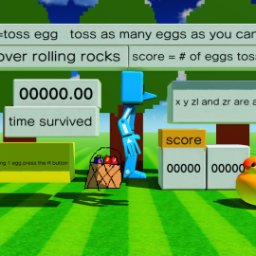 toss eggs to chick jjam game