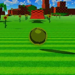 golden Sonic 3D green hill 2.0