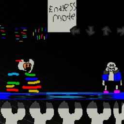 FNF but uh 1 person sing/sans