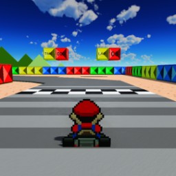 Mario kart Track : retro Path