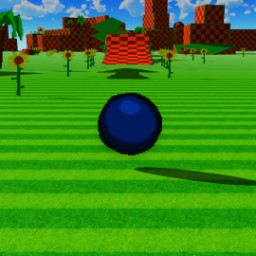 Sonic 3D green hill