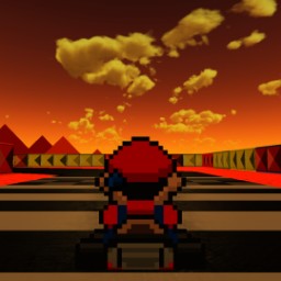 Mario Kart Burning sand Valley