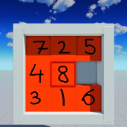 3x3 sliding puzzle template